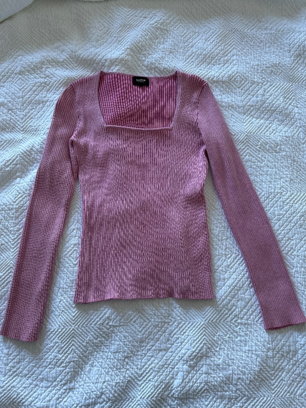 Monrow Sweater Organic Cotton Pink XL